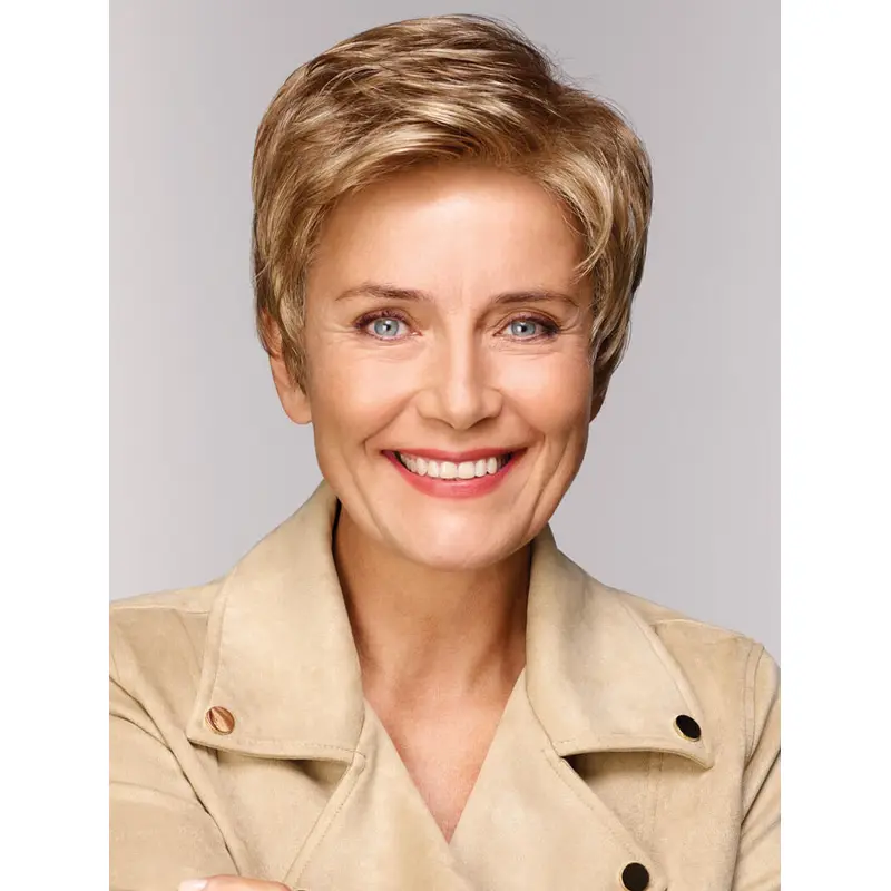 Buy Wigs Blonde Cropped Wavy Boycuts Wigs