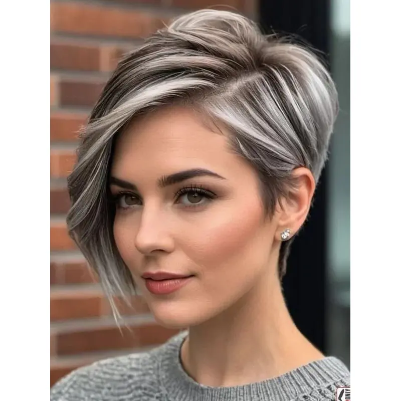 Real Look Wigs Monofilament Ombre/2 Tone Without Bangs 10" Chin Length Wigs