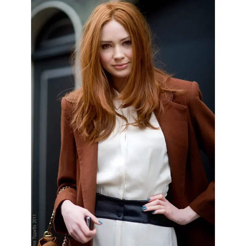 Exquisite Long Straight Capless Copper Wigs 18 Inch