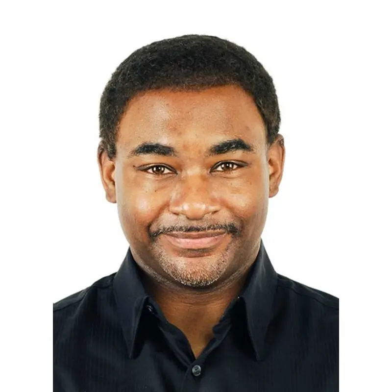 Incredible Black Curly Short Men Toupees