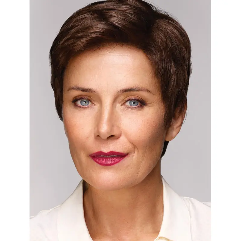 Natural Image Wigs 6" Boycuts Brown Straight Wigs