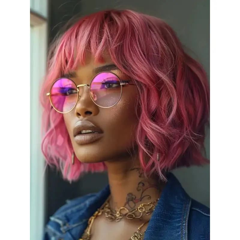 African American Wigs For Sale Synthetic Lace Front 10" Wigs