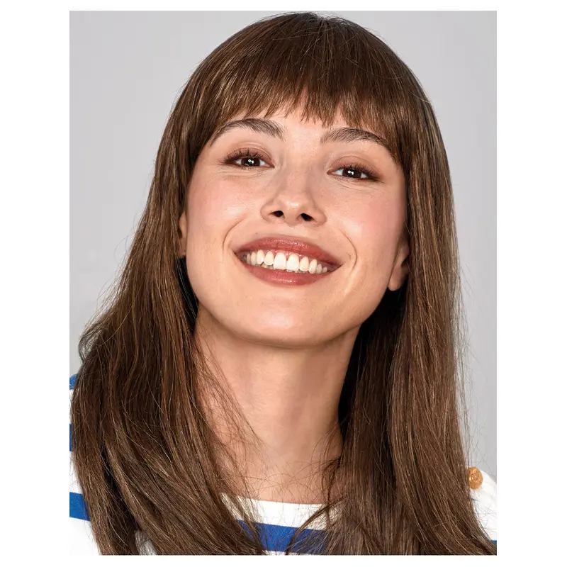 Brown Wigs Straight Capless 16" Synthetic Wigs