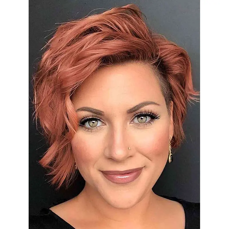 Short Hair Wig Monofilament Layered 6" Wigs
