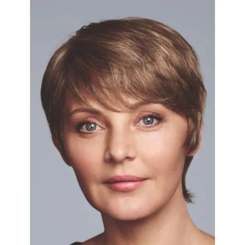 Lace Frontal Wigs 6" Synthetic Straight Boycuts Wigs