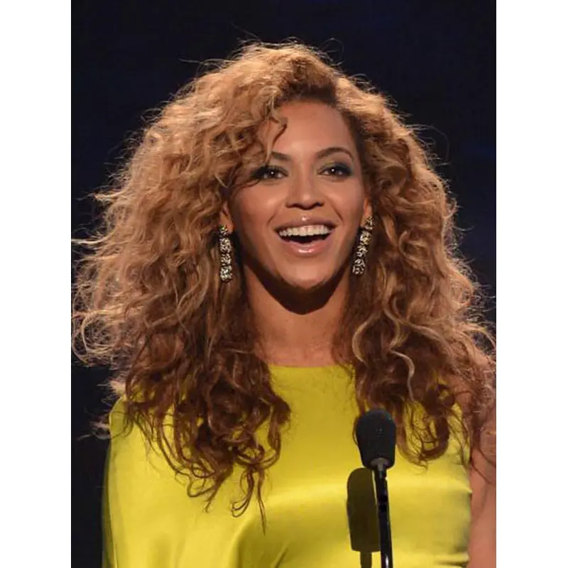No-fuss Auburn Curly Long Beyonce Wigs