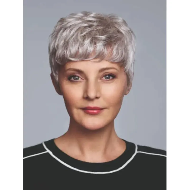 Ladies Short Wigs 6" Synthetic Wavy Boycuts Wigs