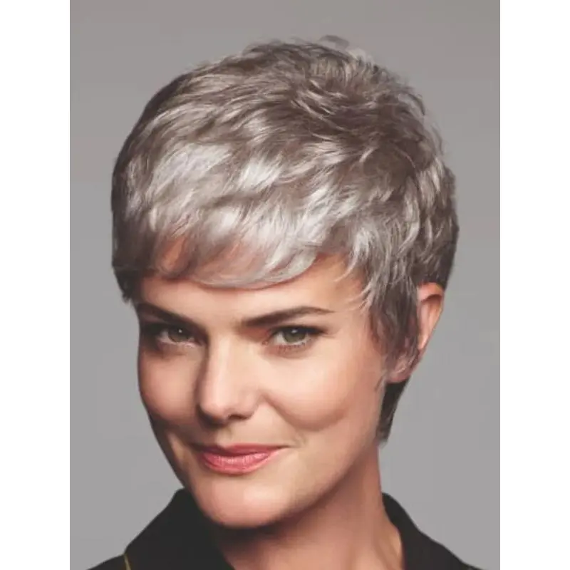 Short Wavy Wigs Synthetic 6" Capless Wigs