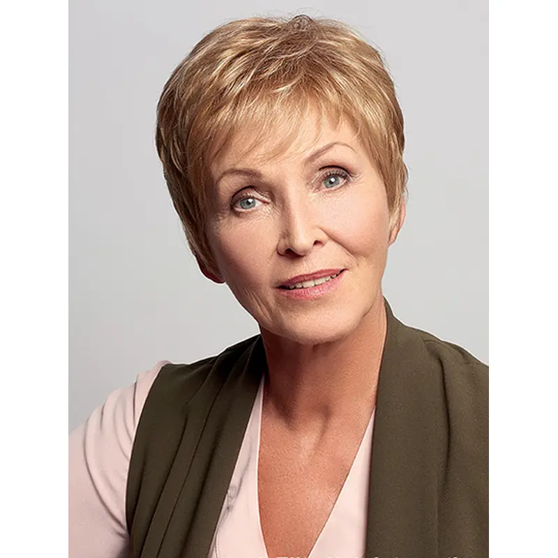 Straight Lace Front Copper Synthetic 6" Boycuts Short Wigs