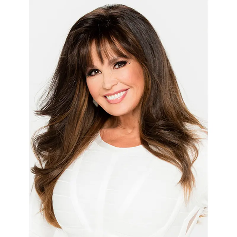 With Bangs Wavy 22" Capless Marie Osmond Wigs