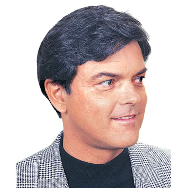Wholesome White Monofilament Short Men Toupees