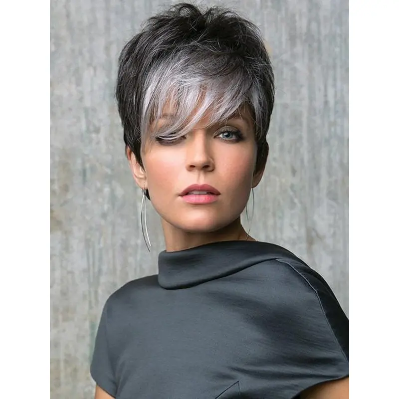 6" Straight Wholesale Synthetic Lace Front Wig Suppliers