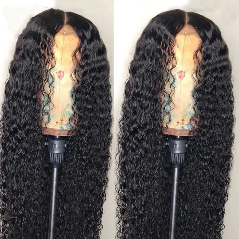Lace Front Human Hair Wigs For Black Women Pre Plucked Curly Lace Wigs