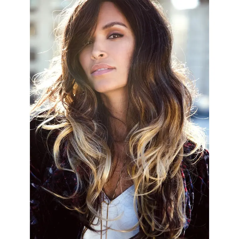 Layered Ombre/2 Tone Hand Tied Synthetic Wigs