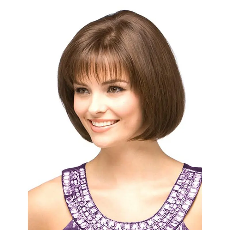 Great Monofilament Straight Chin Length Wigs