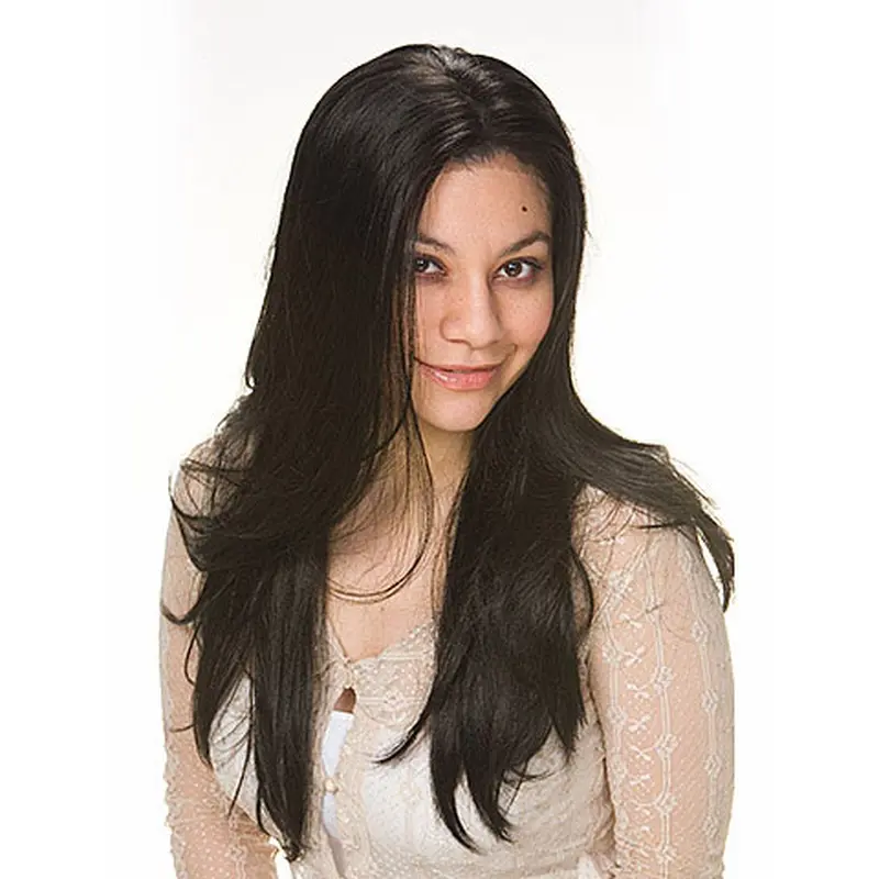 Ideal Black Straight Long Synthetic Wigs