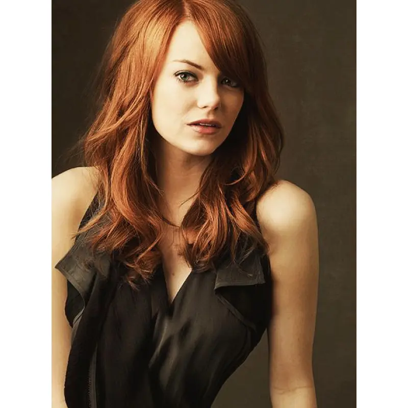 Long Wavy Lace Front Copper Wigs 18'