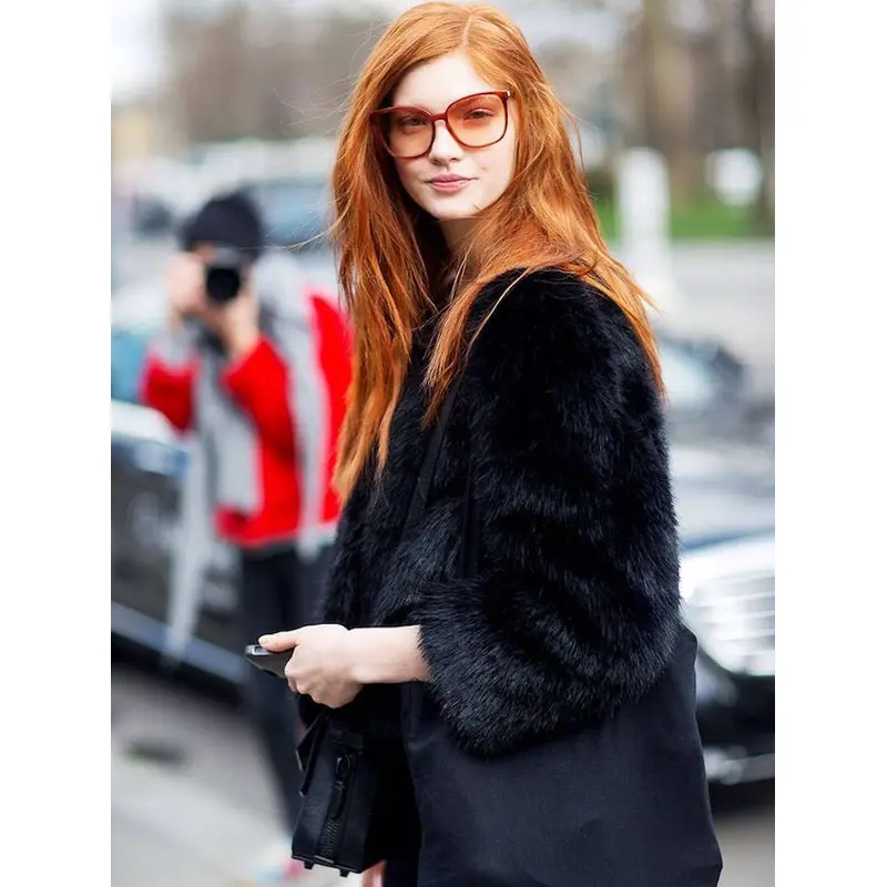 Classic Long Straight Lace Front Copper Wigs 18 Inch