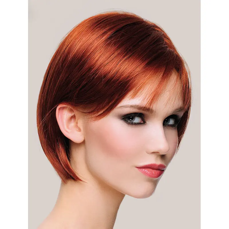 Hairstyles 10" Chin Length Straight Copper Bob Wigs