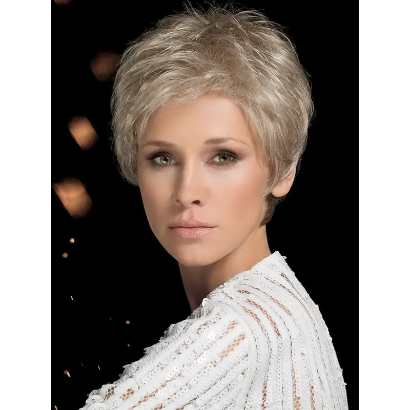Cropped Straight Layered 100% Hand-Tied Celebrity Synthetic Wigs