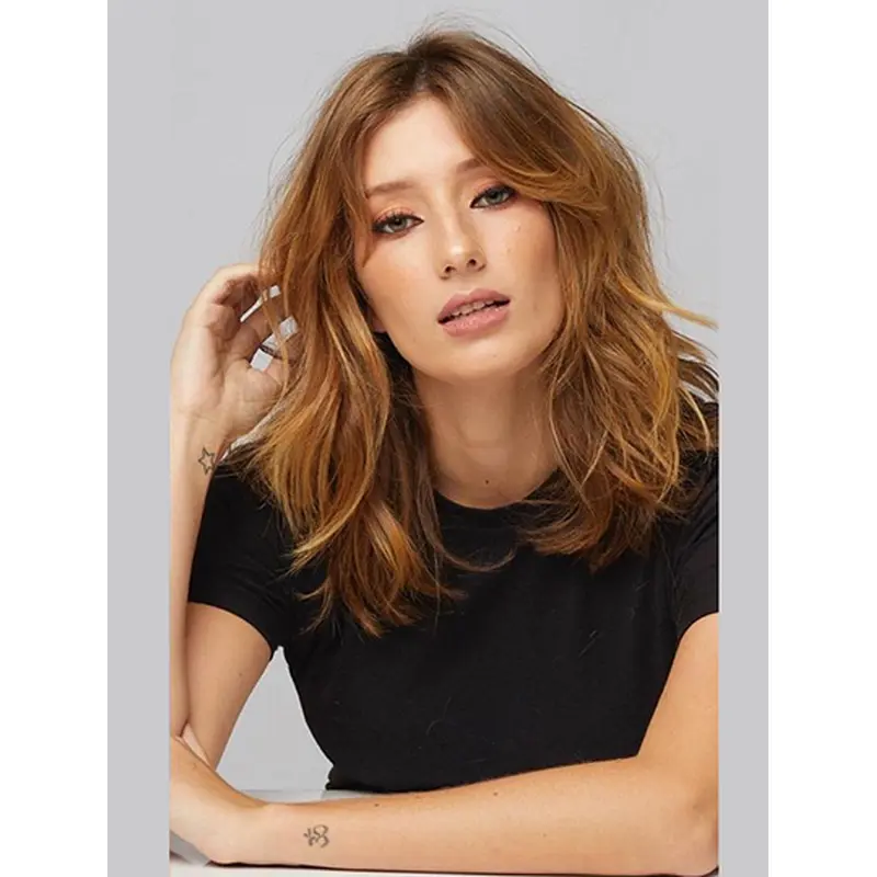 Long 16" Blonde Synthetic Buy Lace Wigs