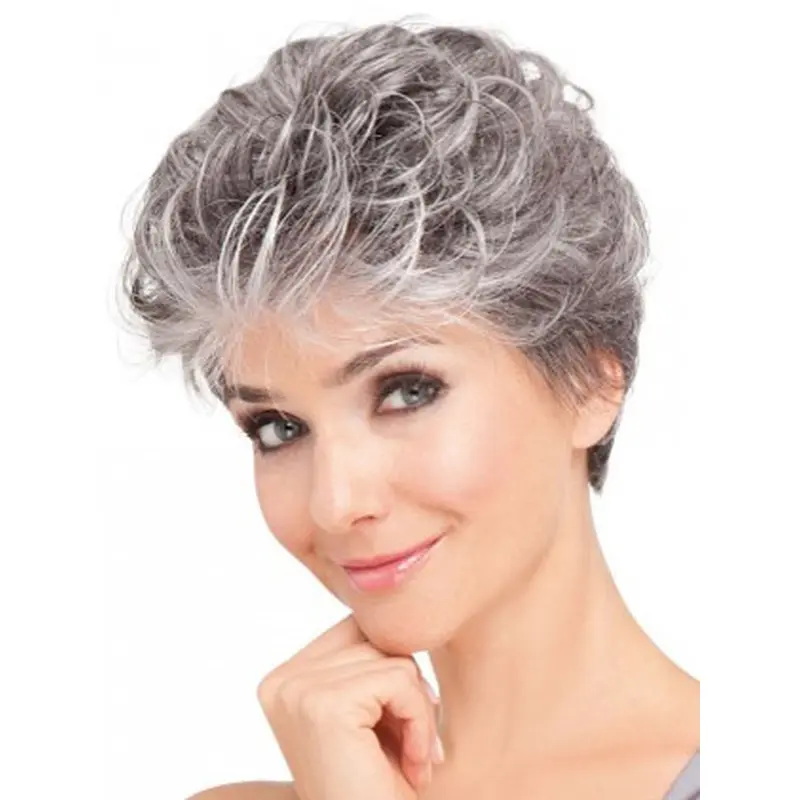 Modern White Wavy Short Classic Wigs