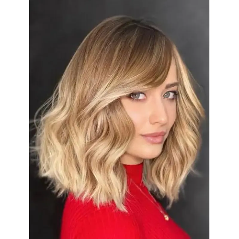 Ombre/2 Tone Synthetic 12" Wavy Best Wigs