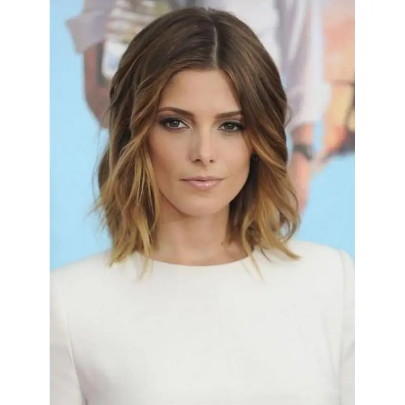 Ombre/2 Tone Synthetic 12" Wavy Lace Frontal Wig