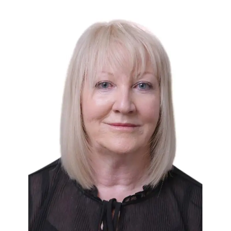 Grey Straight Shoulder Length Remy Human Hair 14" With Bangs 100% Hand-Tied Wigs