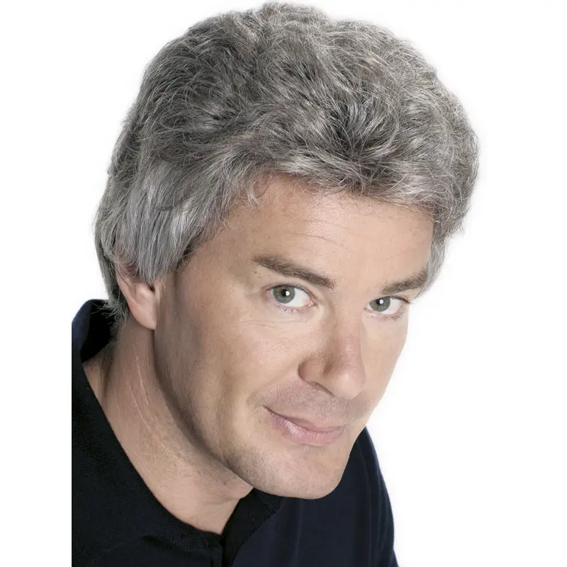 Ideal Straight Capless Short Men Wigs