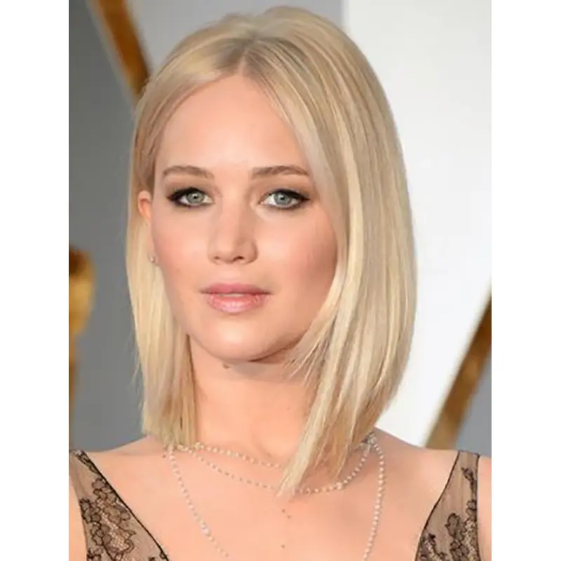 14" Lace Front Shoulder Length Synthetic Straight Jennifer Lawrence Wigs