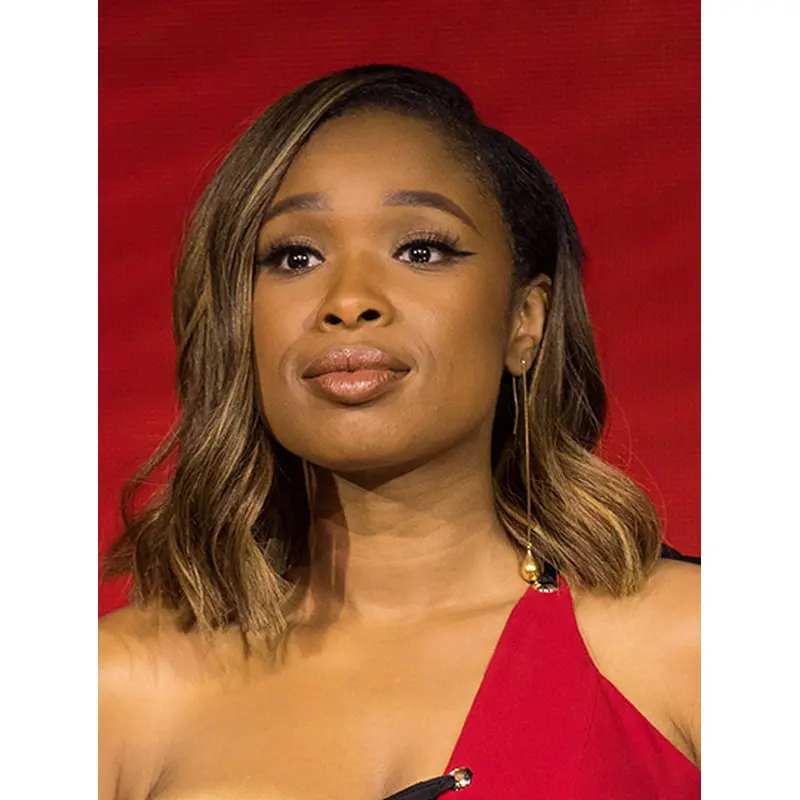 Wavy Ombre/2 Tone Lace Front Shoulder Length Without Bangs Jennifer Hudson Wigs