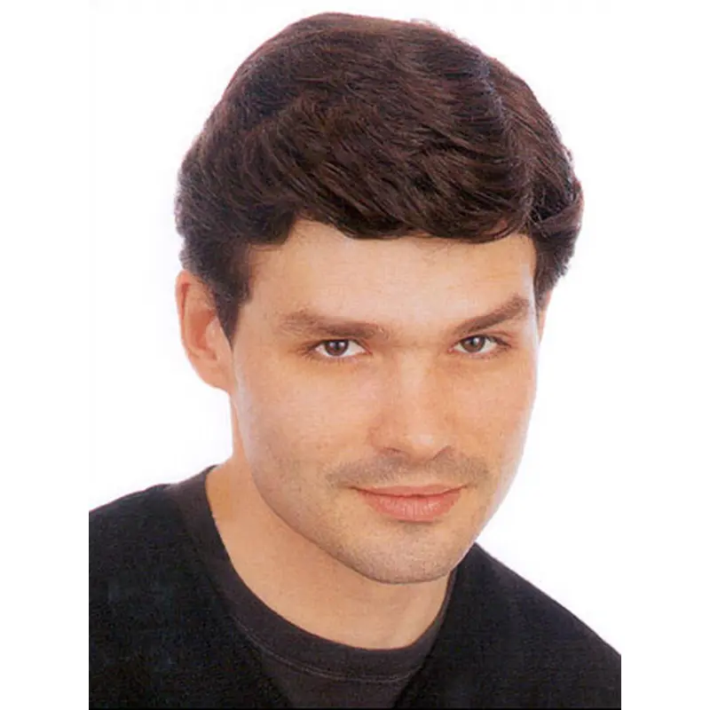 Ideal Monofilament Wavy Short Men Toupees