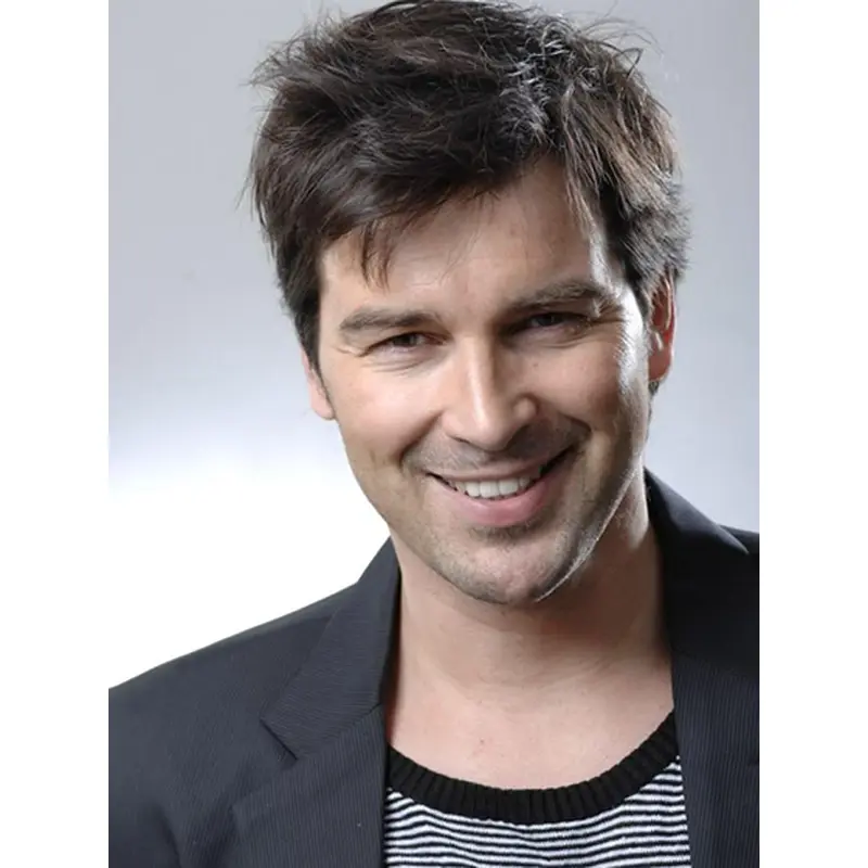 Cosy Black Straight Cropped Men Wigs