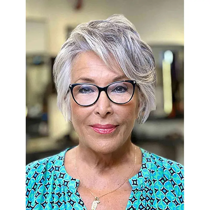 Lace Front Bobs Grey Short Human Hair Wigs Buy