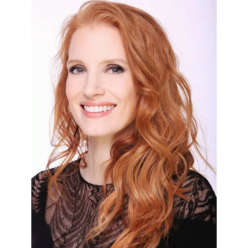 Classic Long Wavy Lace Front Copper Wigs 20 Inch