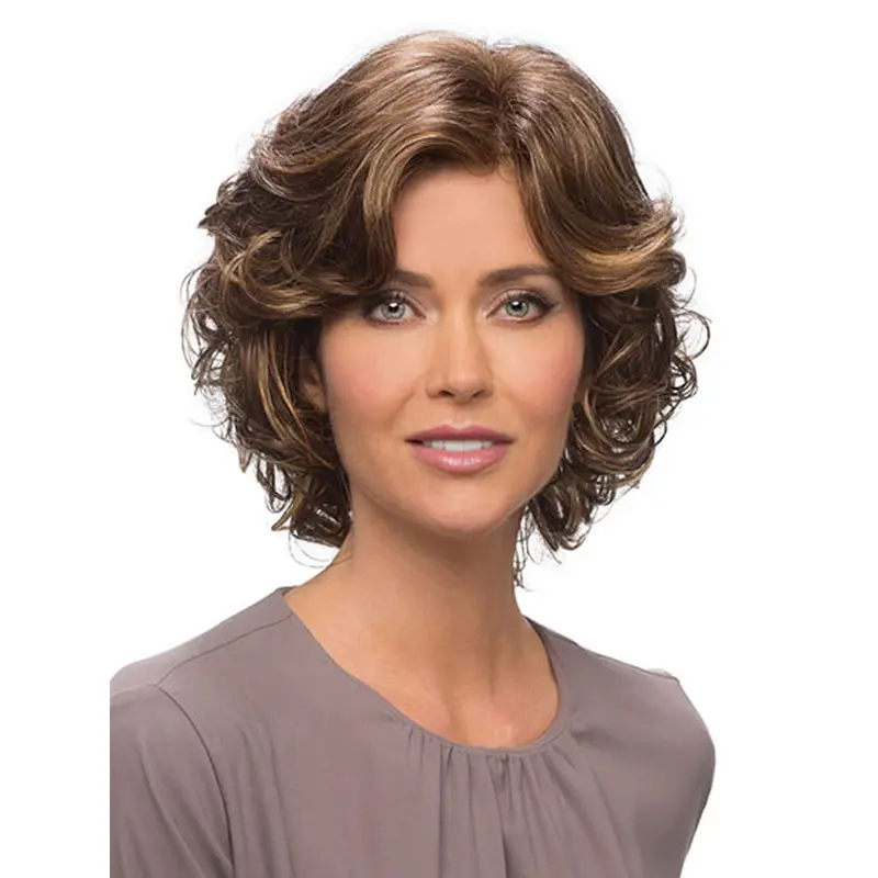 Convenient Lace Front Wavy Chin Length Classic Wigs