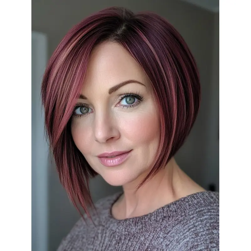 Medium Length Wigs For White Women Synthetic Monofilament 10" Wigs