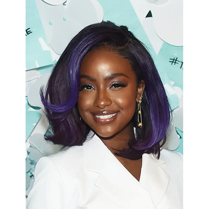 14" Lace Front Shoulder Length Ombre/2 Tone Bobs Justine Skye Wigs