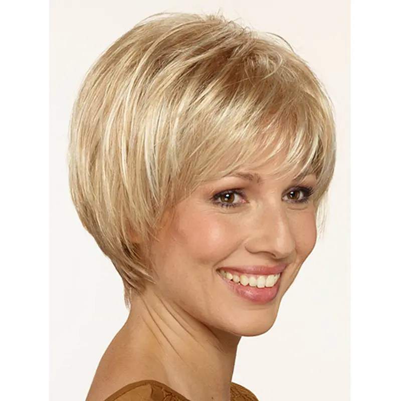 Capless Synthetic Short 10" Bob Wig
