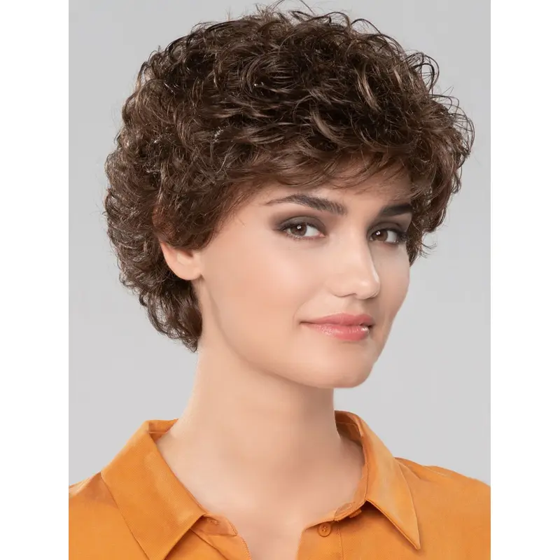 Curly Brown Short 8" Gorgeous Classic Wigs