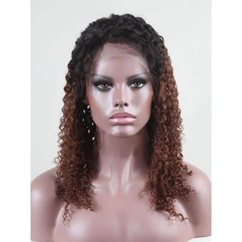 Curly Custom Full Lace Human Hair Wig with Baby Hair