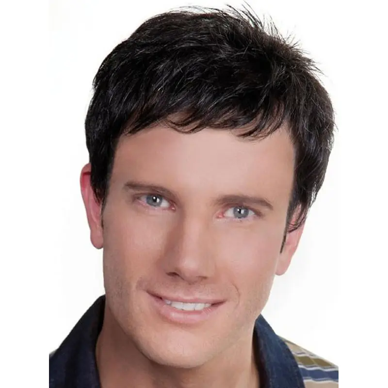 Stylish Straight Capless Short Men Wigs