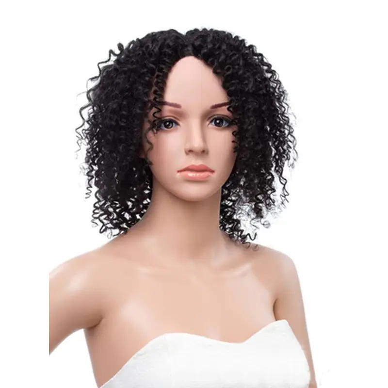 12 Inches Kinky Curly Lace Front 100% Human Hair Wig