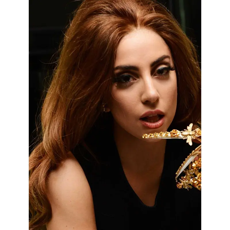 Good Auburn Wavy Long Lady Gaga Wigs