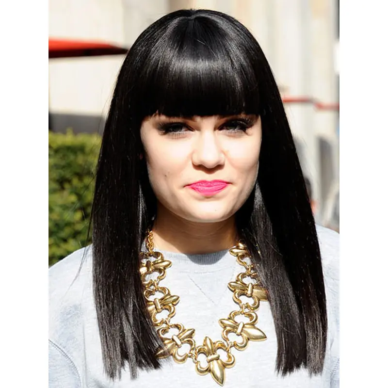 High Quality Black Straight Long Jessie J Wigs