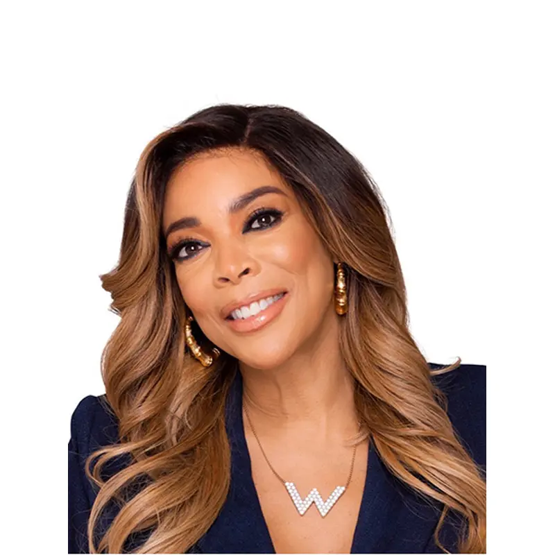 Lace Front Long Ombre/2 Tone Curly Without Bangs Wendy Williams Wigs