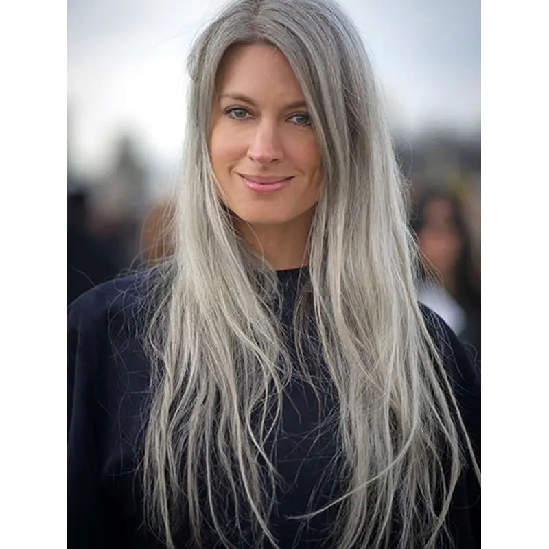 Long 18" Straight Layered Lace Front Wigs Buy