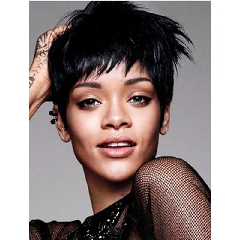 Full Lace Straight 4" No-fuss Rihanna Wigs