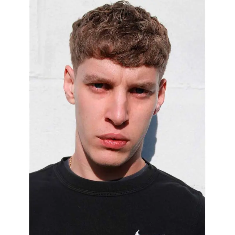 Wig Hair For Man Wavy Sythetic 4" Boycuts Wigs